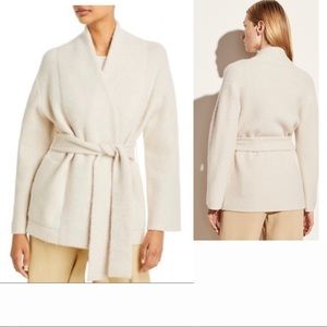 Vince Cream Belted Sweater
